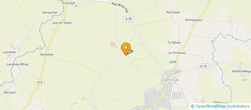 localisation de l'entreprise LE CAM RAOULT à BON REPOS SUR BLAVET