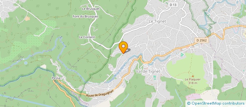localisation de l'entreprise LE CAMANOU à LE TIGNET