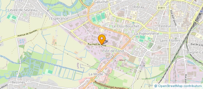 localisation de l'entreprise LE CAMARGUAIS  NIORT