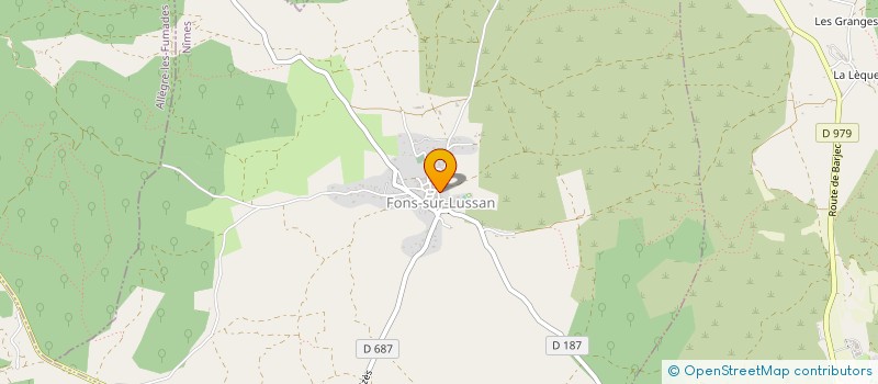 localisation de l'entreprise LE CAMAS  NAVACELLES