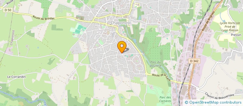 localisation de l'entreprise LE CAMEL  CHAPONOST