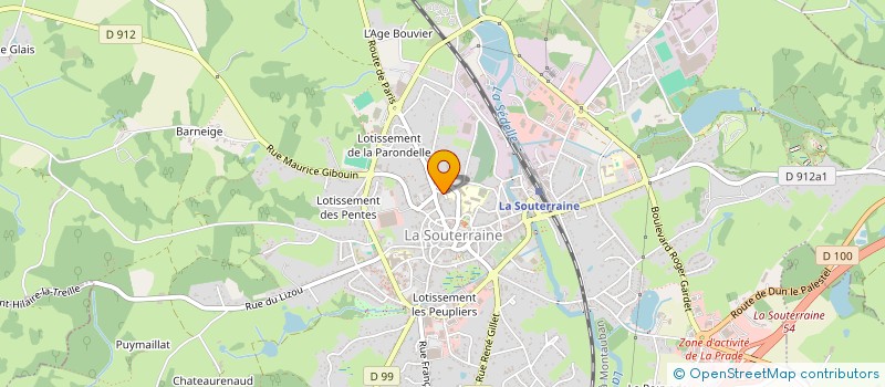 localisation de l'entreprise LE CAMELENNA à LA SOUTERRAINE