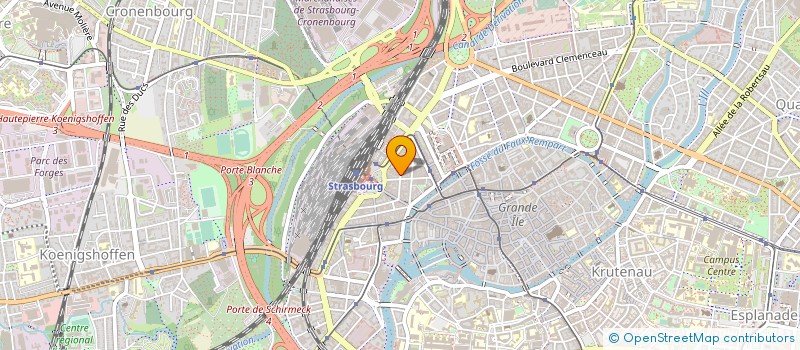 localisation de l'entreprise LE CAMELEON à STRASBOURG