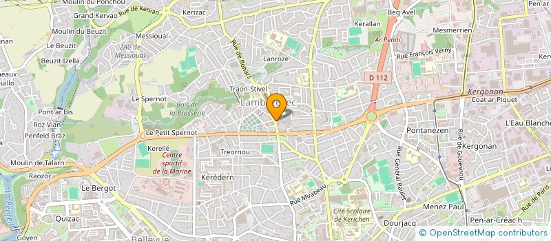 localisation de l'entreprise LE CAMELEON à BREST