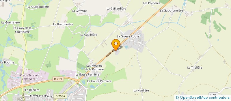 localisation de l'entreprise LE CAMELEON à LEGE