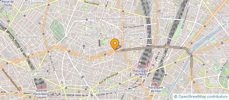 localisation de l'entreprise LE CAMELEON SUR LA DUNE  PARIS