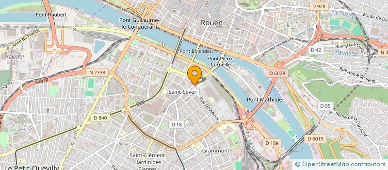 localisation de l'entreprise LE CAMELIA à ROUEN