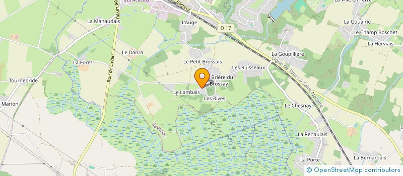 localisation de l'entreprise LE CAMELIA  SAVENAY