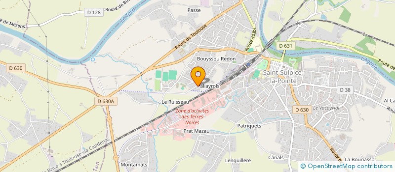 localisation de l'entreprise LE CAMI  SAINT-SULPICE-LA-POINTE