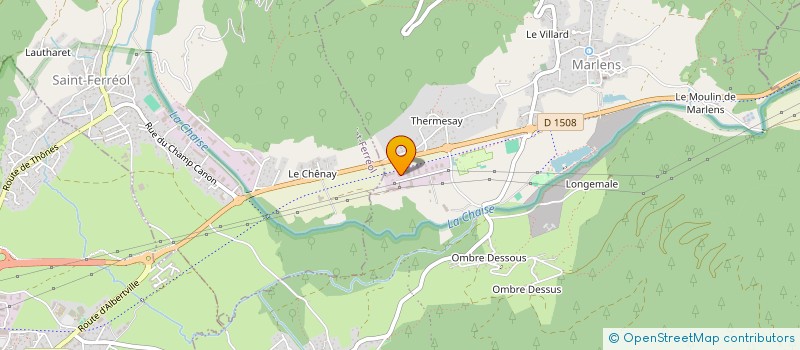 localisation de l'entreprise LE CAMION A PNEUS  VAL DE CHAISE