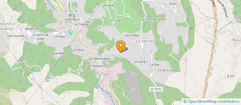 localisation de l'entreprise LE CAMION DE CEDRIC  CONTES