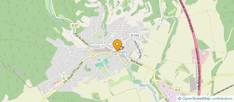 localisation de l'entreprise LE CAMION DE L'EPICIER  SELONGEY