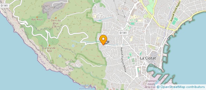 localisation de l'entreprise LE CAMION DE LA CHOUETTE  LA CIOTAT