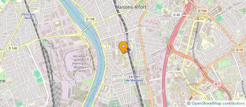 localisation de l'entreprise LE CAMION DU PLOMBIER à ALFORTVILLE