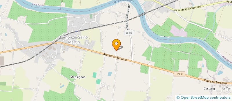 localisation de l'entreprise LE CAMION MGN  LAMONZIE-SAINT-MARTIN