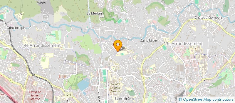 localisation de l'entreprise LE CAMION ROUGE à MARSEILLE
