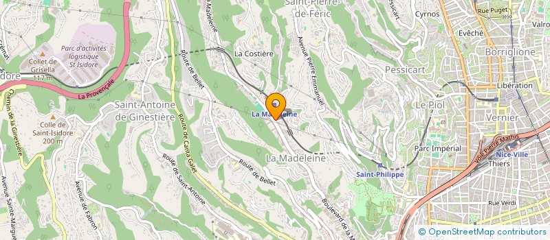 localisation de l'entreprise LE CAMP à NICE