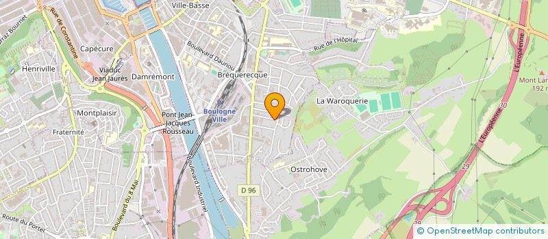 localisation de l'entreprise LE CAMP DE BOULOGNE  BOULOGNE-SUR-MER