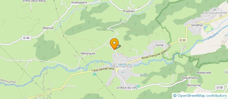 localisation de l'entreprise LE CAMP FRANCAIS à MARMANHAC