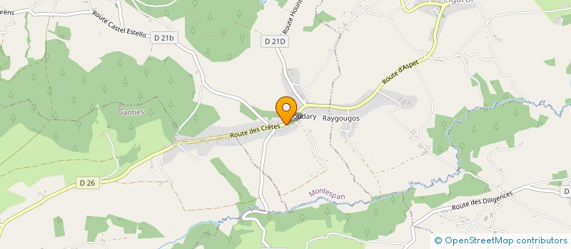 localisation de l'entreprise LE CAMPAGNARD  MONTESPAN