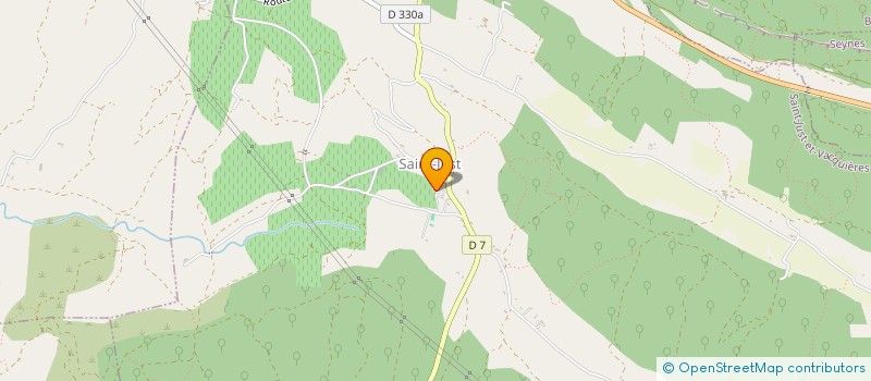 localisation de l'entreprise LE CAMPAGNOLE  SAINT-JUST-ET-VACQUIERES