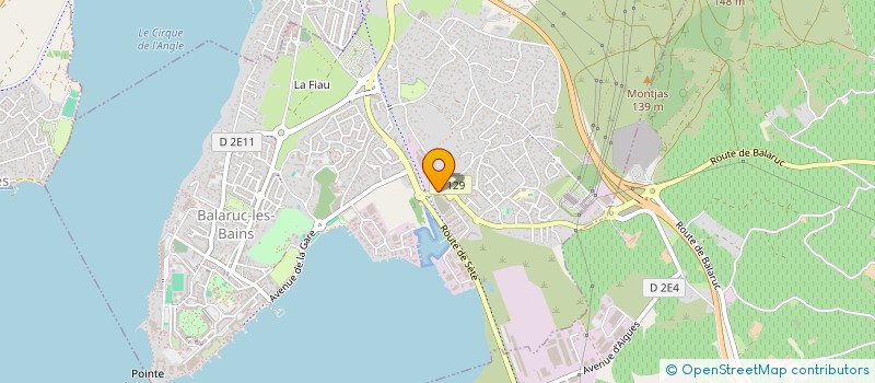 localisation de l'entreprise LE CAMPUS  BALARUC-LES-BAINS