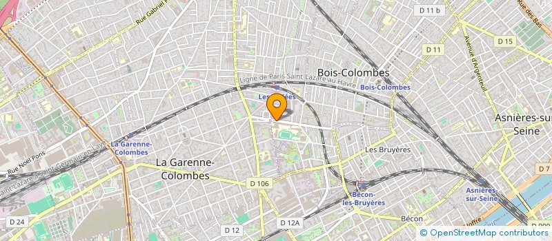 localisation de l'entreprise LE CAMPUS à BOIS-COLOMBES