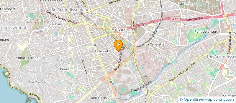 localisation de l'entreprise LE CAMPUS DE L'IMMO à MARSEILLE