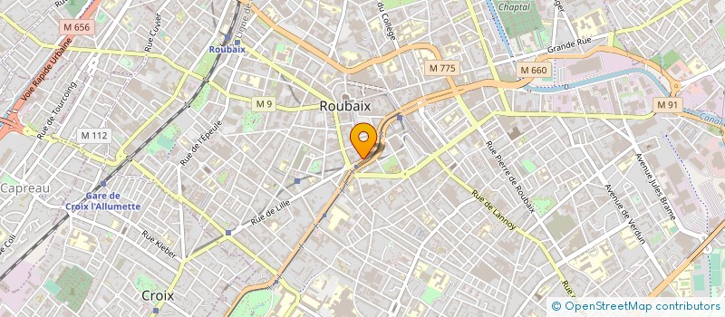 localisation de l'entreprise LE CAMPUS DES DIRIGEANTS à ROUBAIX