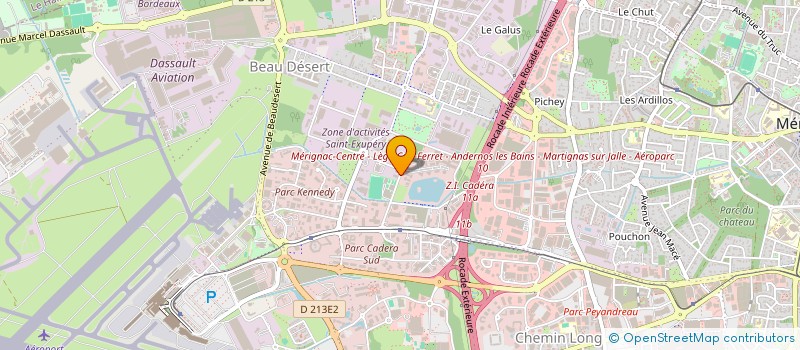 localisation de l'entreprise LE CAMPUS DU CUISINISTE  BORDEAUX