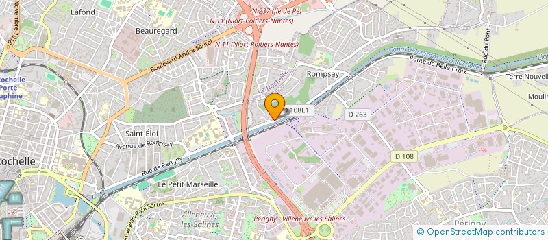 localisation de l'entreprise LE CANAL  PERIGNY