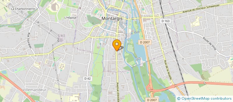 localisation de l'entreprise LE CANAL  MONTARGIS
