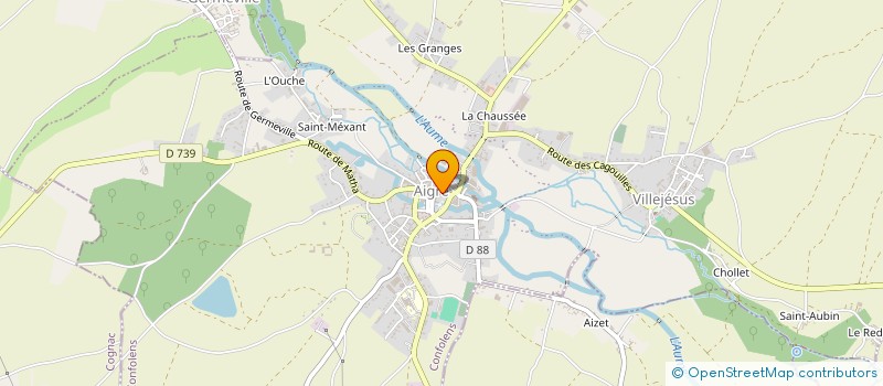 localisation de l'entreprise LE CANAL à AIGRE