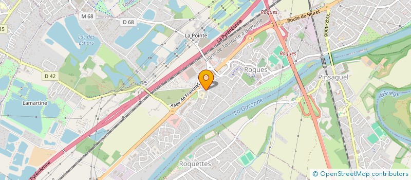 localisation de l'entreprise LE CANAL DE VIE  ROQUES