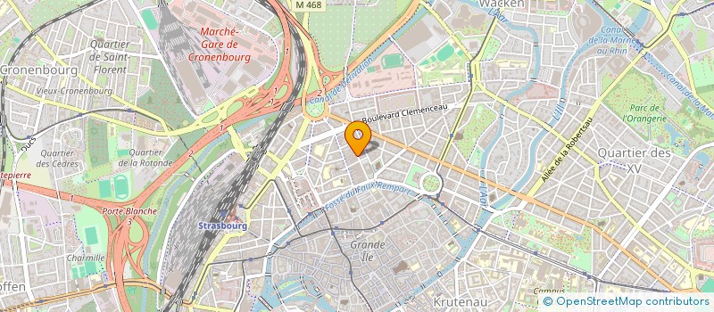 localisation de l'entreprise LE CANAL FINANCEMENT à STRASBOURG