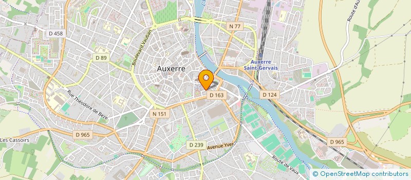 localisation de l'entreprise LE CANAP' à AUXERRE