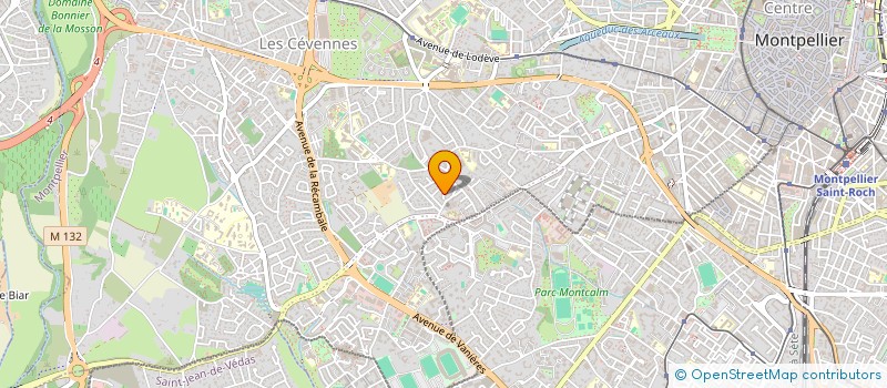 localisation de l'entreprise LE CANAPE DANS L'ARBRE à MONTPELLIER