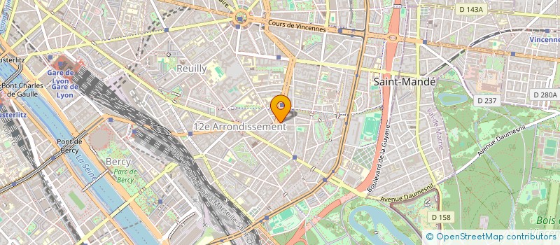 localisation de l'entreprise LE CANAPE NOIR  PARIS