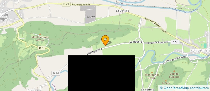 localisation de l'entreprise LE CANARD  POINTIS-INARD