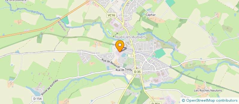 localisation de l'entreprise LE CANARD DE SAINT VINCENT  NUEIL-LES-AUBIERS