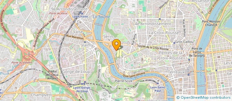 localisation de l'entreprise LE CANARD DE SAONE RIT à LYON