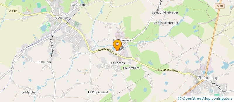 localisation de l'entreprise LE CANARD DU BOCAGE à COURLAY