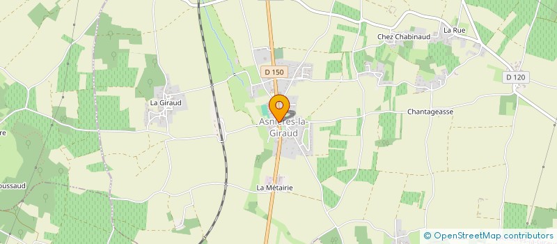 localisation de l'entreprise LE CANARD SAINTONGEAIS à ASNIERES-LA-GIRAUD
