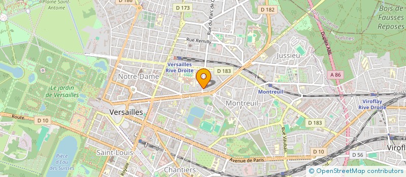 localisation de l'entreprise LE CANARD SAUVAGE à VERSAILLES