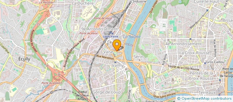 localisation de l'entreprise LE CANARI  LYON