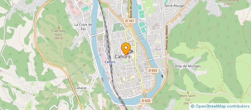 localisation de l'entreprise LE CANAVALOU  CAHORS