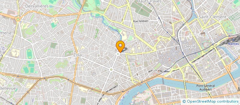 localisation de l'entreprise LE CANCLAUX à NANTES