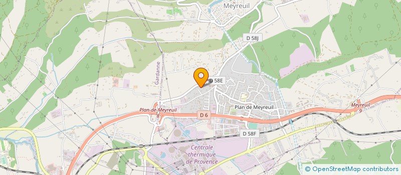 localisation de l'entreprise LE CANET IMMO  MEYREUIL