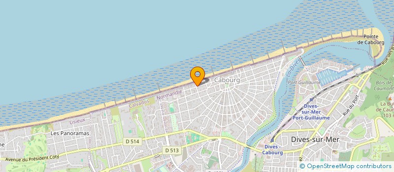 localisation de l'entreprise LE CANETON  CABOURG