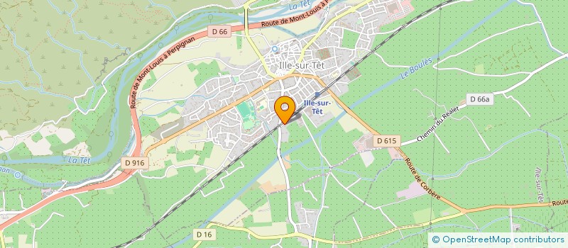 localisation de l'entreprise LE CANIGOU à ILLE-SUR-TET